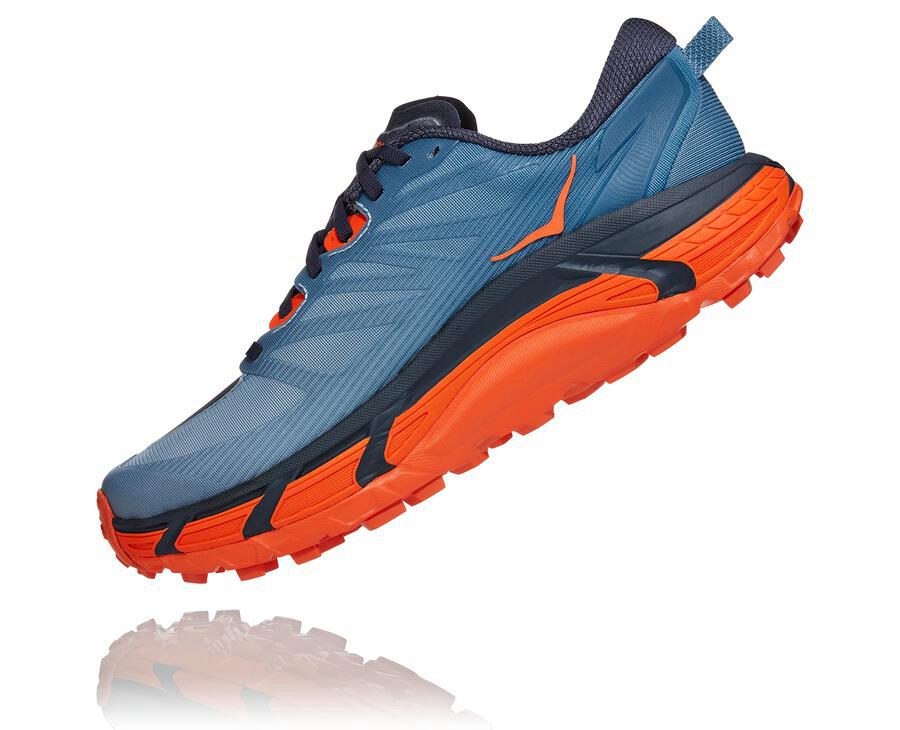 Tenis Trail Hoka One One Masculino Azuis - Mafate Speed 3 - 325-UDJKCR